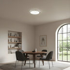 Rund Loftslampe i Krystal – Elegant Design med Skinnende Detaljer 8
