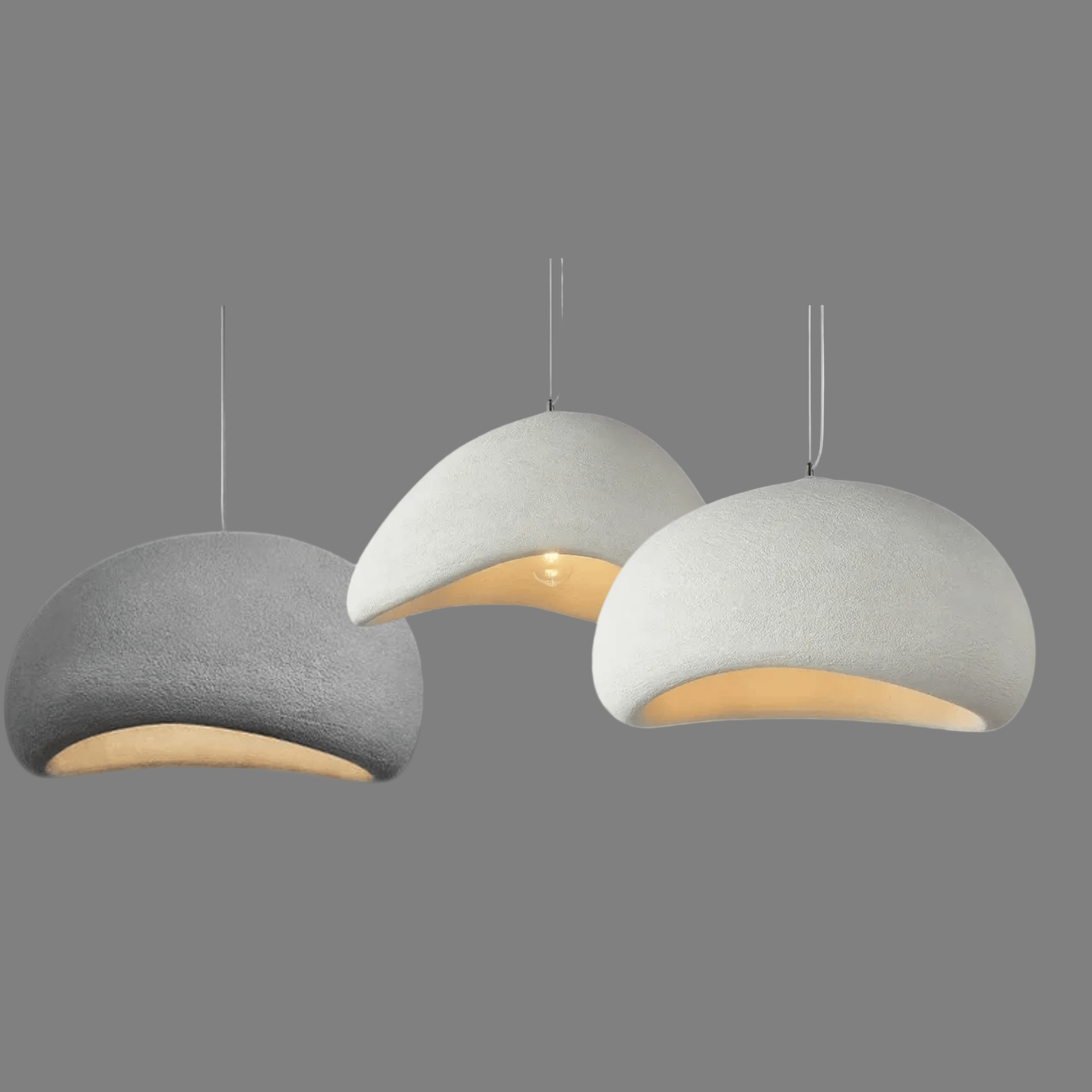 Sculpt Loftlampe - Organisk Pimpstenslook med Justerbar Lys 1
