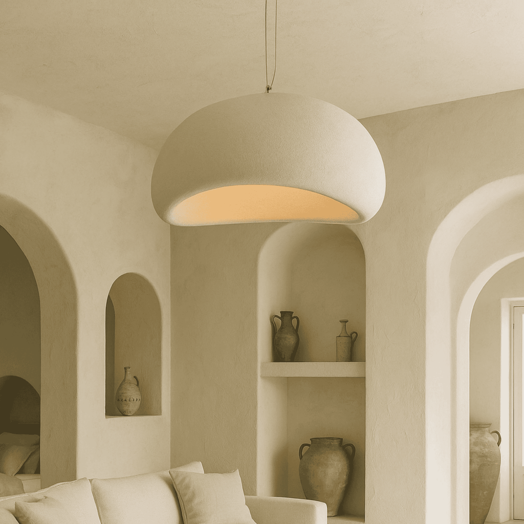 Sculpt Loftlampe - Organisk Pimpstenslook med Justerbar Lys 7
