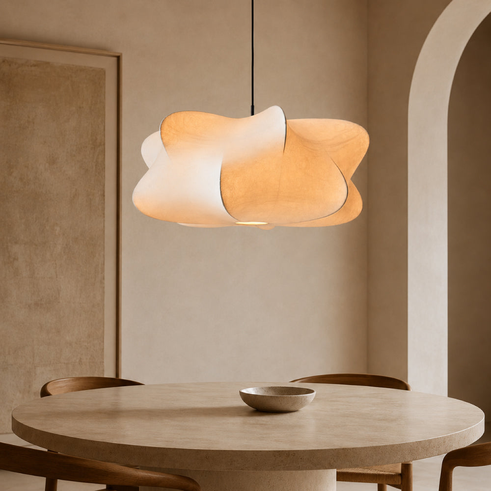 Silke Pendel Lampe - Sky Design med Justerbar Højde 10
