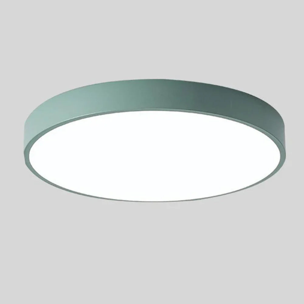 Skandinavisk Loftlampe - Rundt Design i Flere Farver med Dæmpbar LED 4