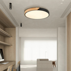 Skandinavisk Loftlampe i Træ - Rundt Design i Flere Farver 8
