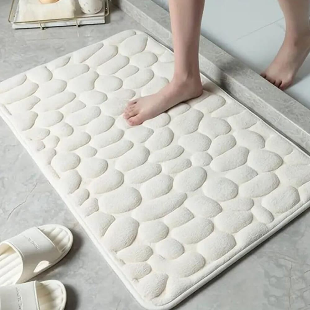 Skridsikker Bademåtte - Superabsorberende med Slow Rebound Effekt 0