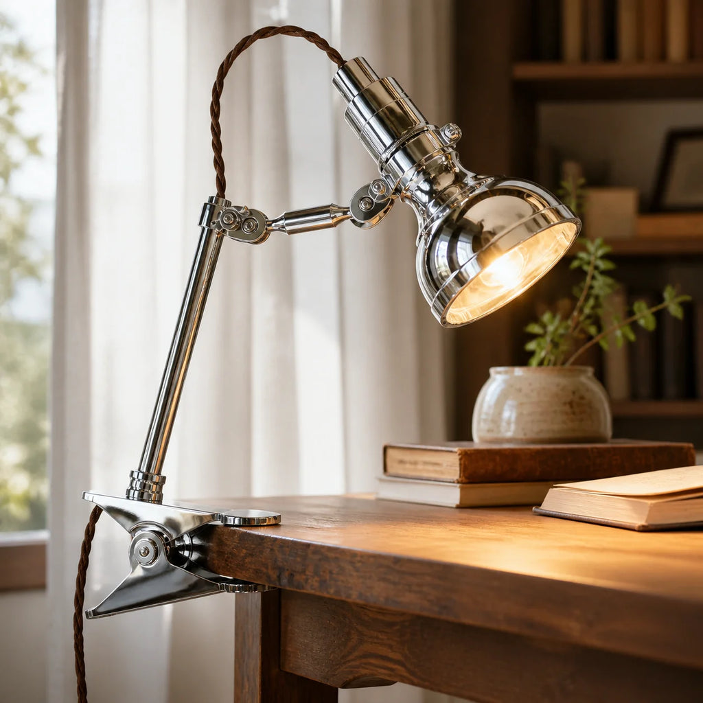 Skrivebordslampe med Klemme og Justerbar Arm 2