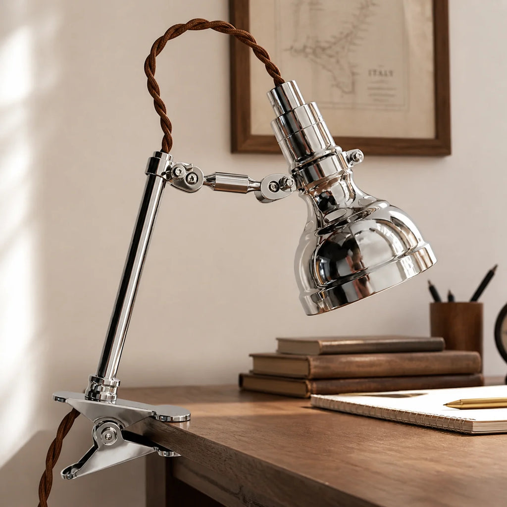 Skrivebordslampe med Klemme og Justerbar Arm 7