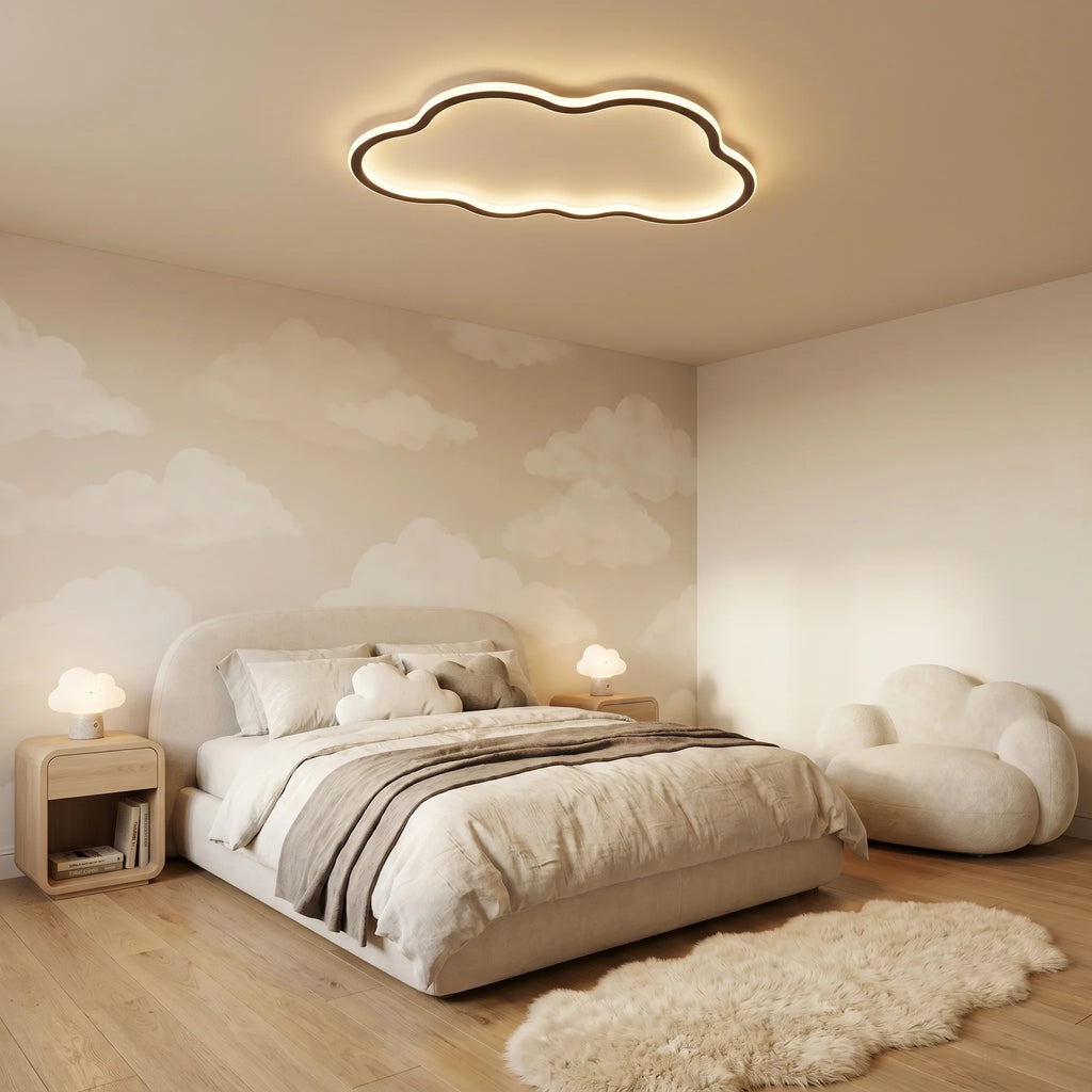 Skyformet Loftlampe til Soveværelse 1