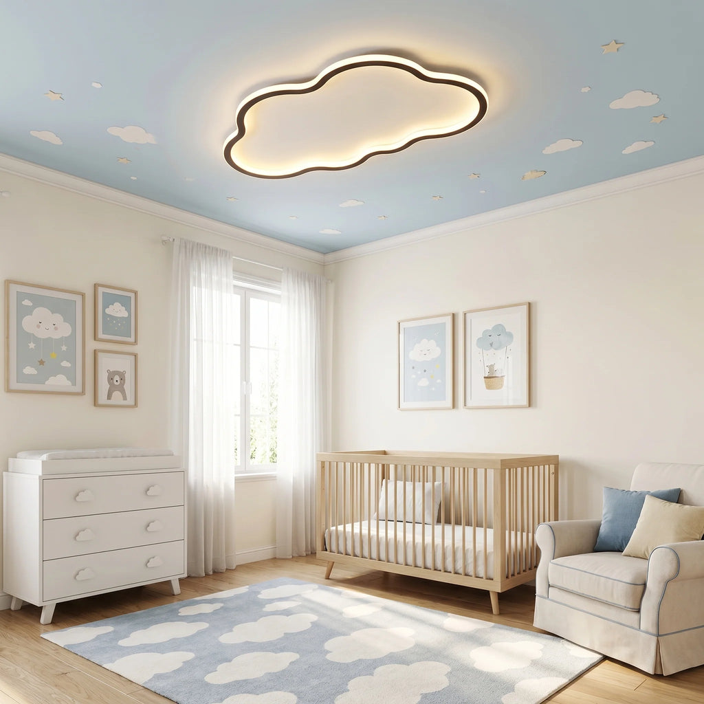 Skyformet Loftlampe til Soveværelse 3