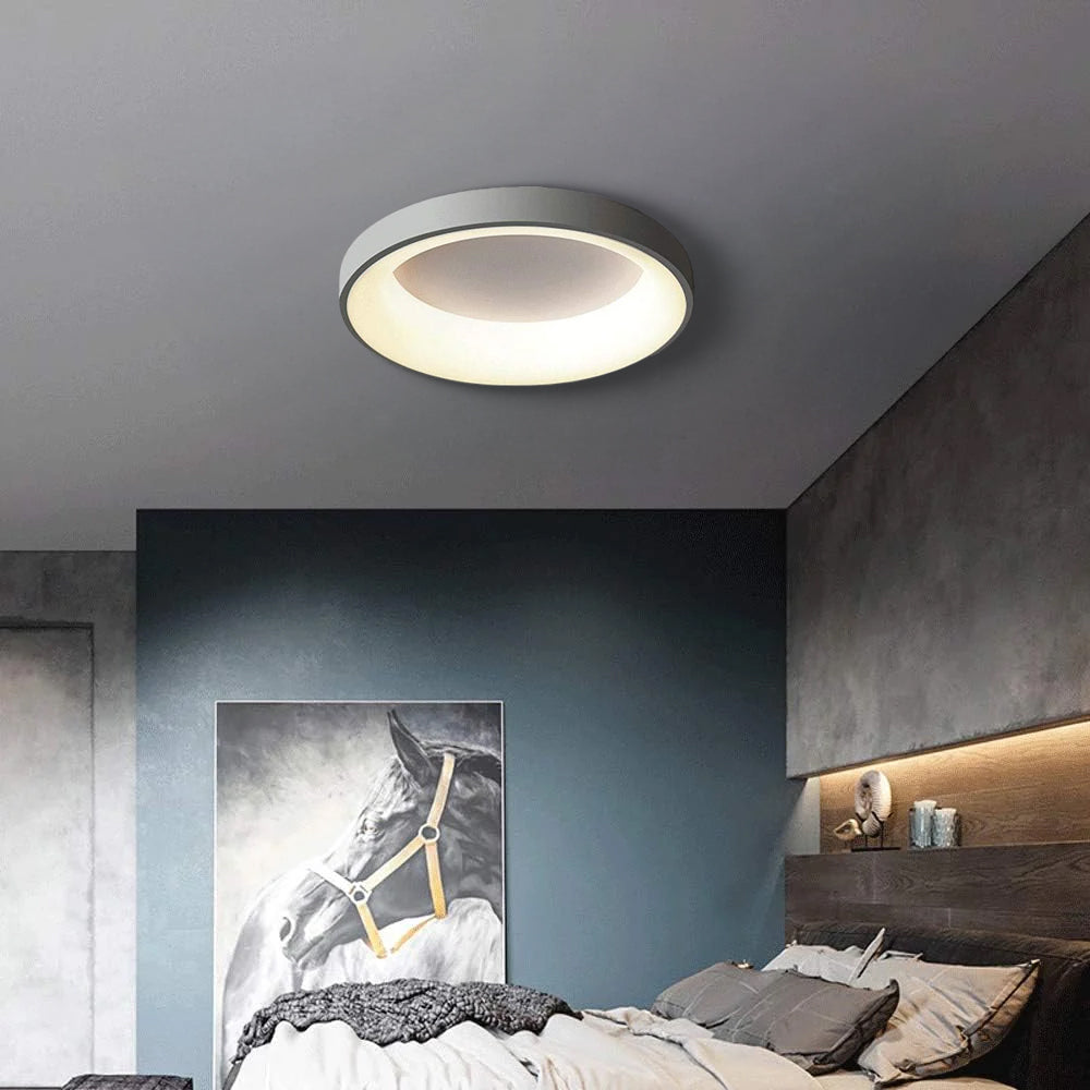 Stilren Farvet Loftlampe - Metal og Acryl Justerbar Dæmpbar 12