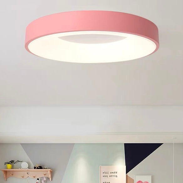 Stilren Farvet Loftlampe - Metal og Acryl Justerbar Dæmpbar 8

