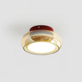 Stilren Glas Loftlampe - Tonet Glas med Varmt Lys 0

