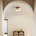 Stilren Glas Loftlampe - Tonet Glas med Varmt Lys 4

