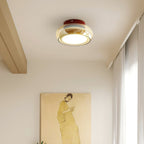 Stilren Glas Loftlampe - Tonet Glas med Varmt Lys 5
