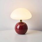 Stilren Mushroom Bordlampe - Keramik med Justerbar Lys i 3 Farver 3

