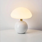 Stilren Mushroom Bordlampe - Keramik med Justerbar Lys i 3 Farver 5
