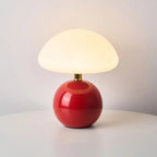 Stilren Mushroom Bordlampe - Keramik med Justerbar Lys i 3 Farver 9
