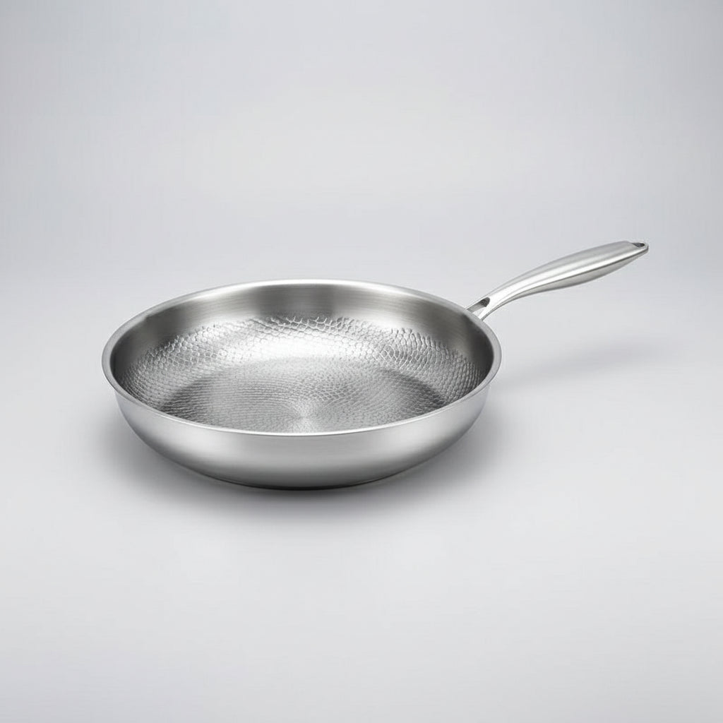 Titanium Stegepande – Hamret Design med Non-stick Overflade til Induktion 10