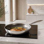 Titanium Stegepande – Hamret Design med Non-stick Overflade til Induktion 11