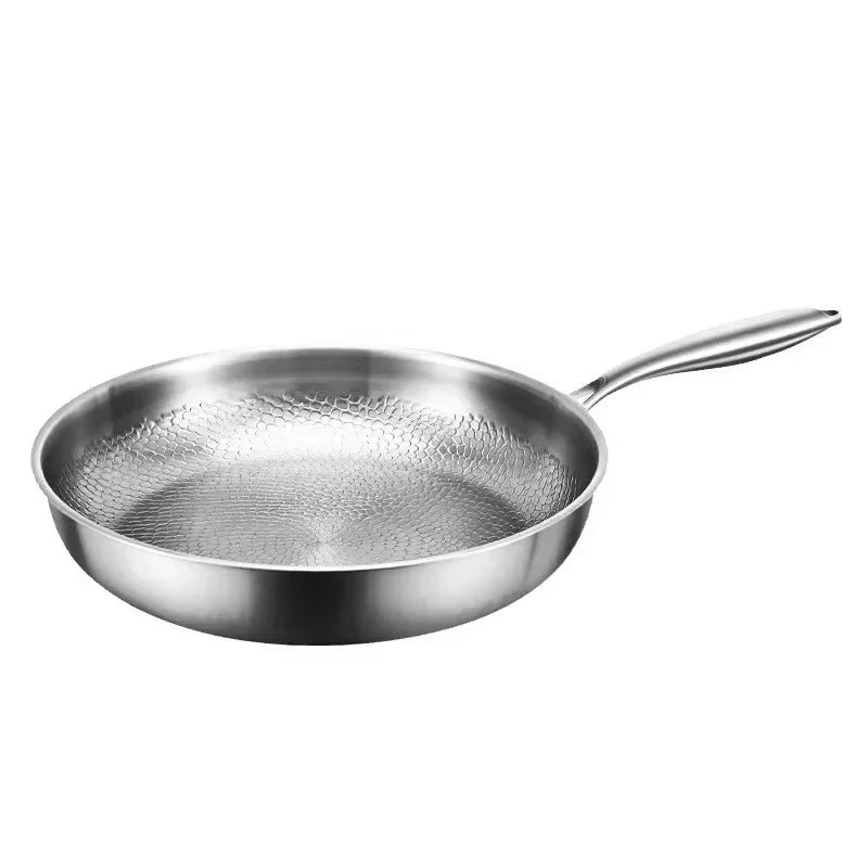 Titanium Stegepande – Hamret Design med Non-stick Overflade til Induktion 8