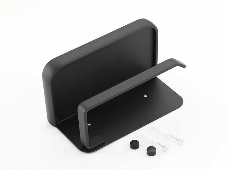 Toiletrulleholder i Aluminium med Opbevaringshylde – Moderne og Pladsbesparende Design 3