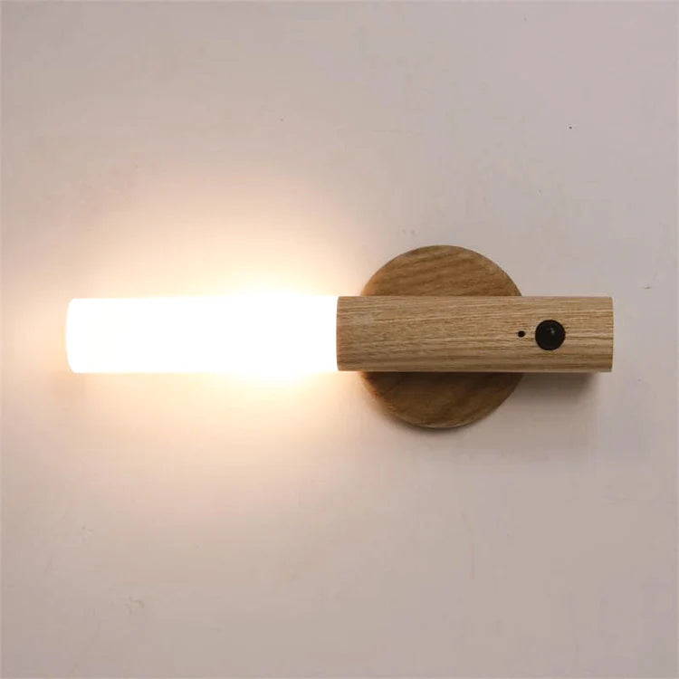Trådløs Væglampe med Bevægelsessensor - Genopladelig LED i Moderne Design 8
