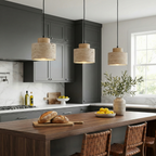 Travertin Pendel Lampe - Natursten Nordisk Minimalistisk Belysning 0
