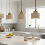 Travertin Pendel Lampe - Natursten Nordisk Minimalistisk Belysning 2
