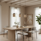Travertin Pendel Lampe - Natursten Nordisk Minimalistisk Belysning 5