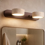 Travertin og Træ Væglampe - Duo LED Design 17