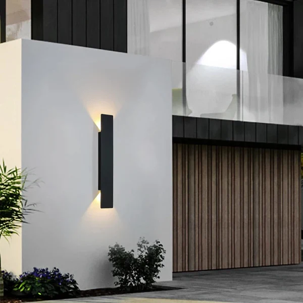 Udendørs Væglampe Vandtæt i Aluminium - Slank Design 4
