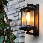 Udendørs Væglampe i Aluminium og Glas - Elegant Design 0