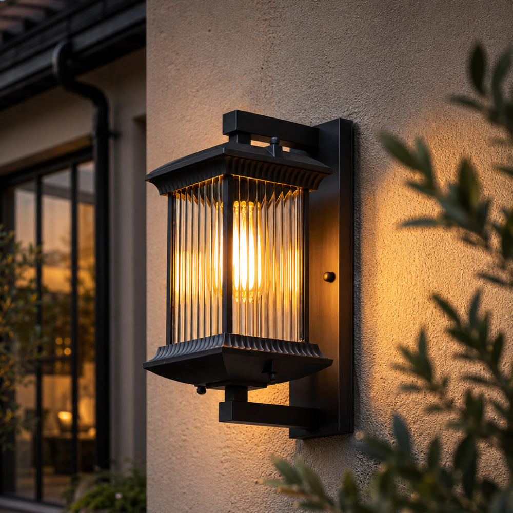 Udendørs Væglampe i Aluminium og Glas - Elegant Design 4
