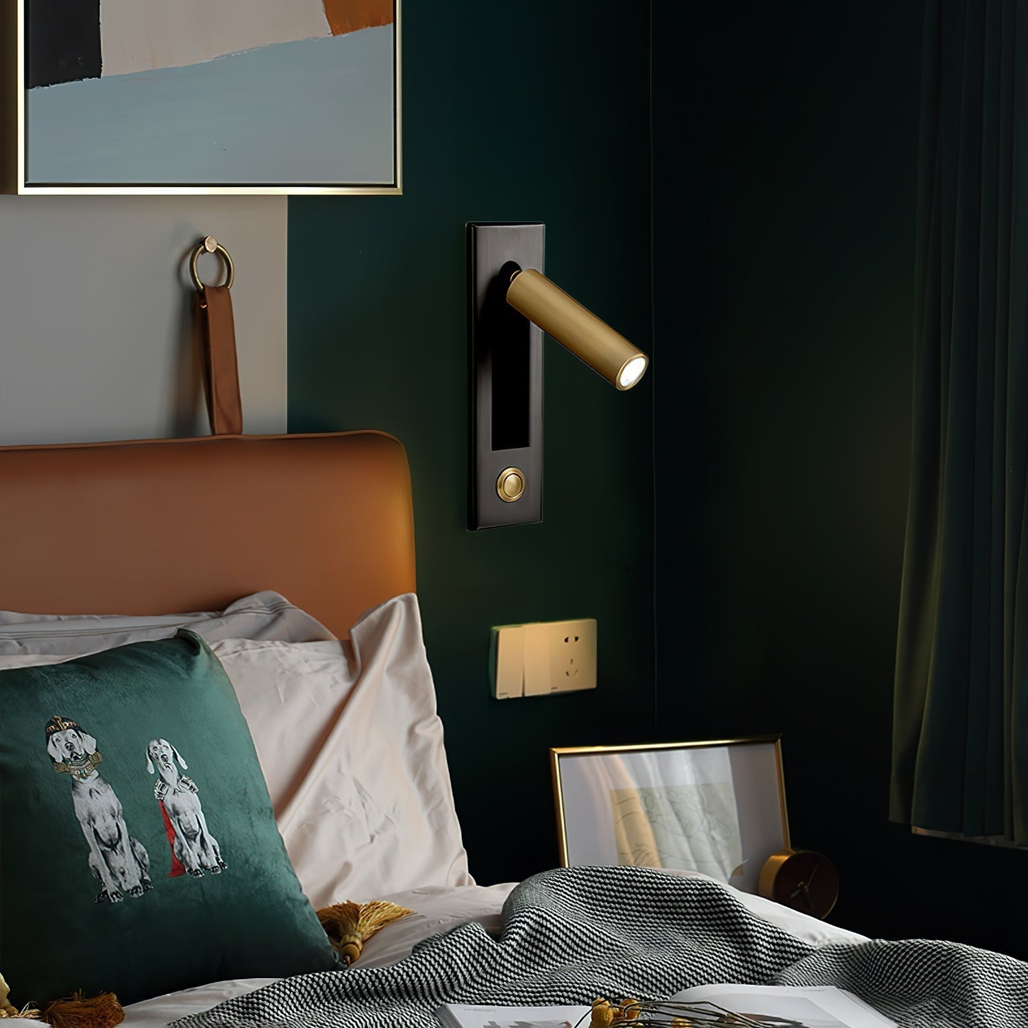 Væglampe Soveværelse - Slank Design med Justerbar Belysning 3
