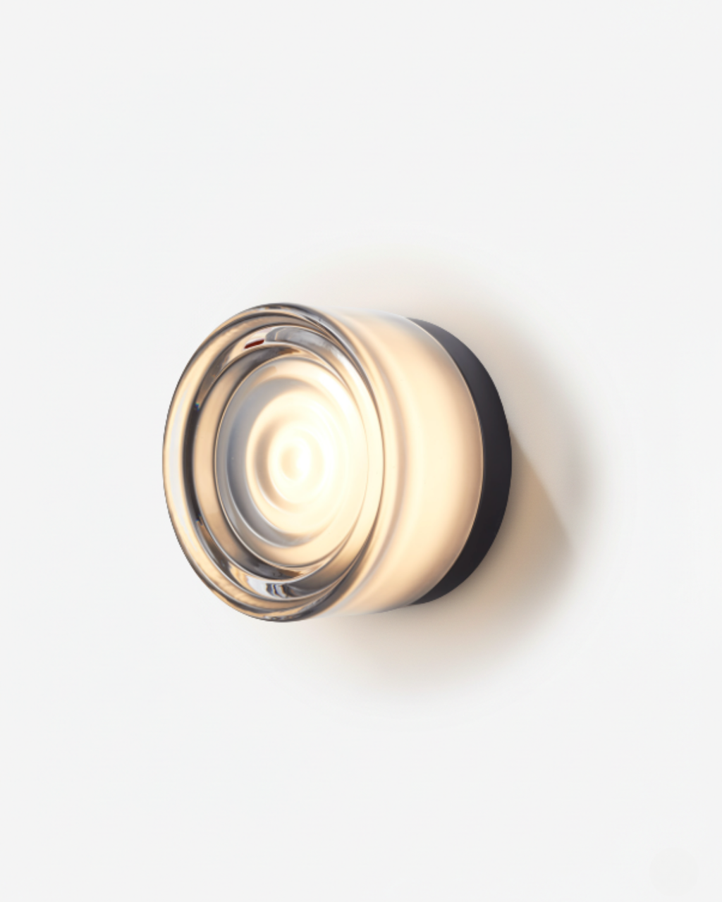 Væglampe i Glas - Skulpturel Ringform i Flere Glasfarver 10