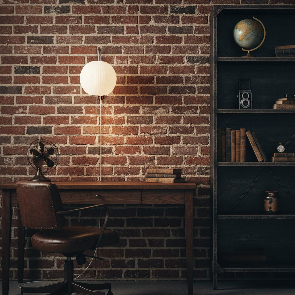 Væglampe i Metal – Justerbar Arm med Plug-In Design 16