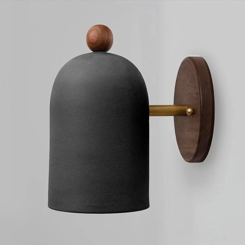 Væglampe i Valnød og Metal – Skandinavisk Design 10