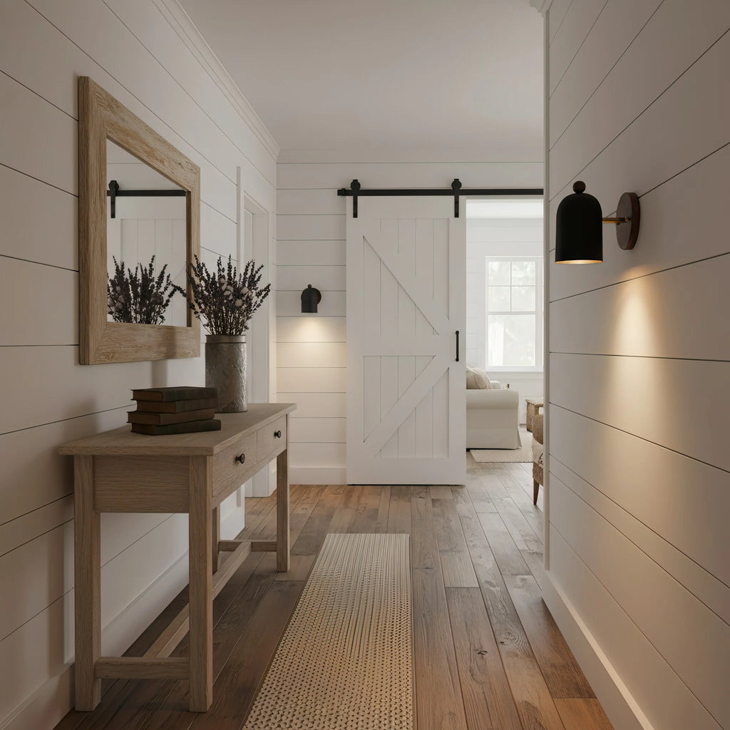 Væglampe i Valnød og Metal – Skandinavisk Design 8