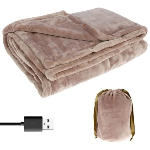Varmetæppe med Ærmer og Opbevaringspose – USB-Opvarmning 4