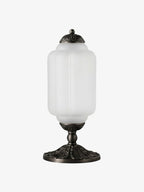 Vintage Bordlampe i Glas – Tidløst Design med Elegant Atmosfære 1