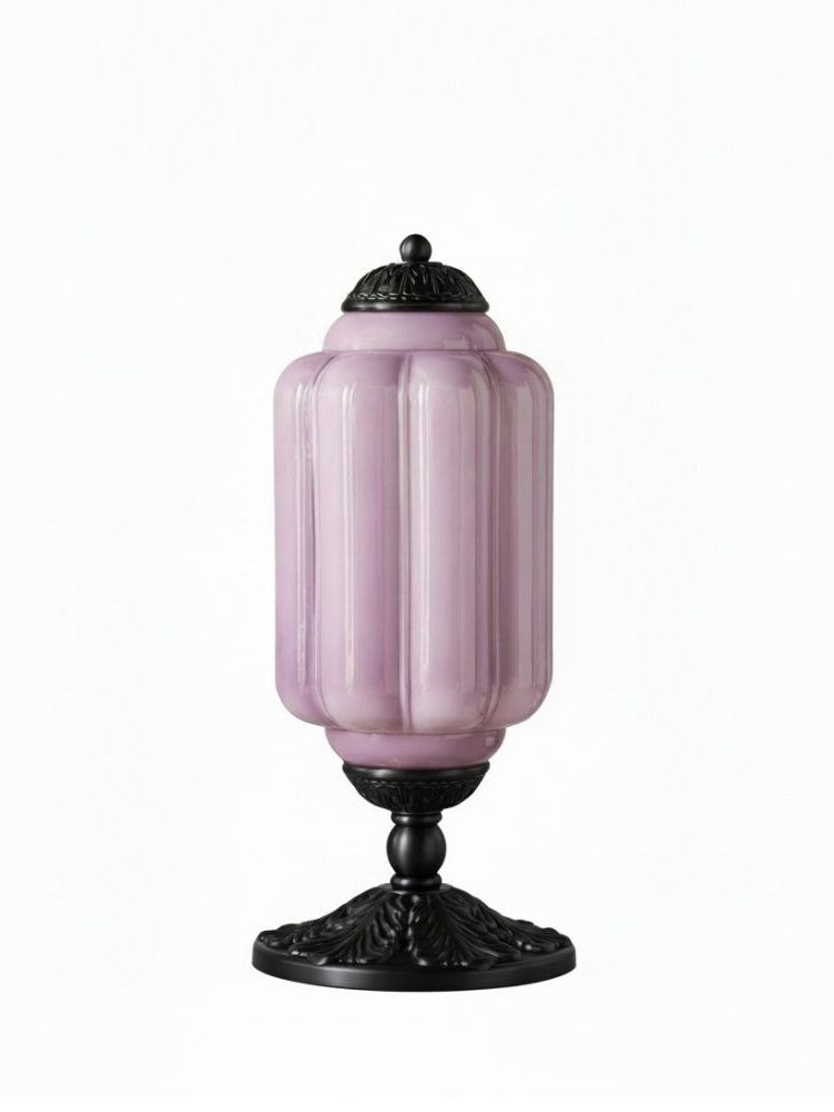 Vintage Bordlampe i Glas – Tidløst Design med Elegant Atmosfære 12