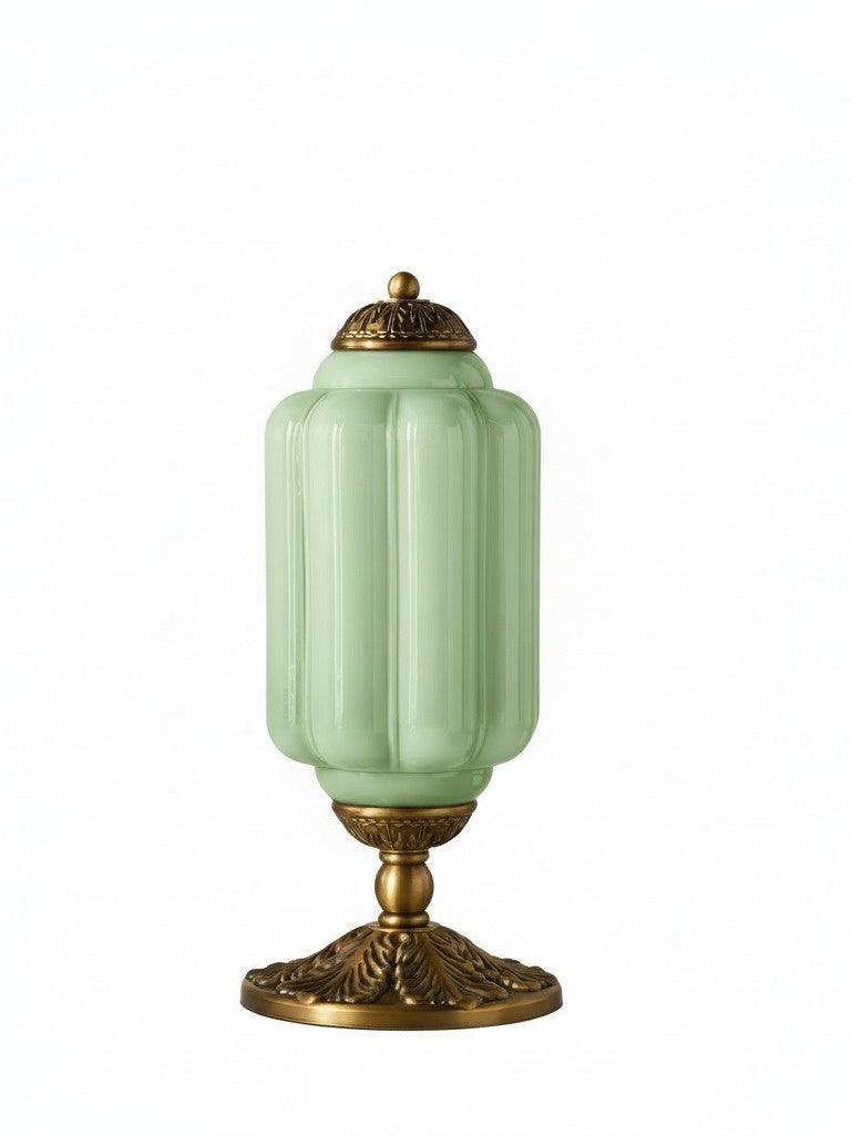 Vintage Bordlampe i Glas – Tidløst Design med Elegant Atmosfære 18