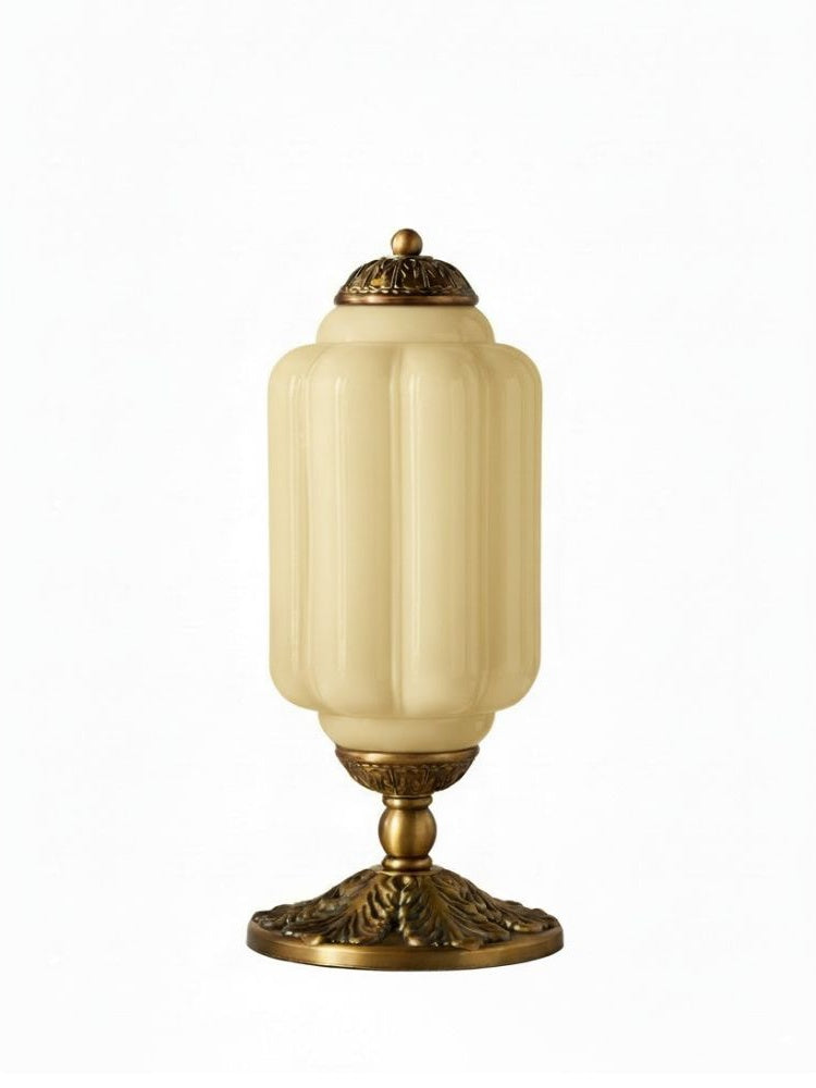Vintage Bordlampe i Glas – Tidløst Design med Elegant Atmosfære 23