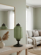Vintage Bordlampe i Glas – Tidløst Design med Elegant Atmosfære 6