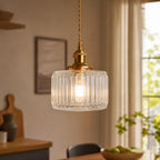 Vintage Hængelampe i Glas – Elegant og Tidløst Design 11