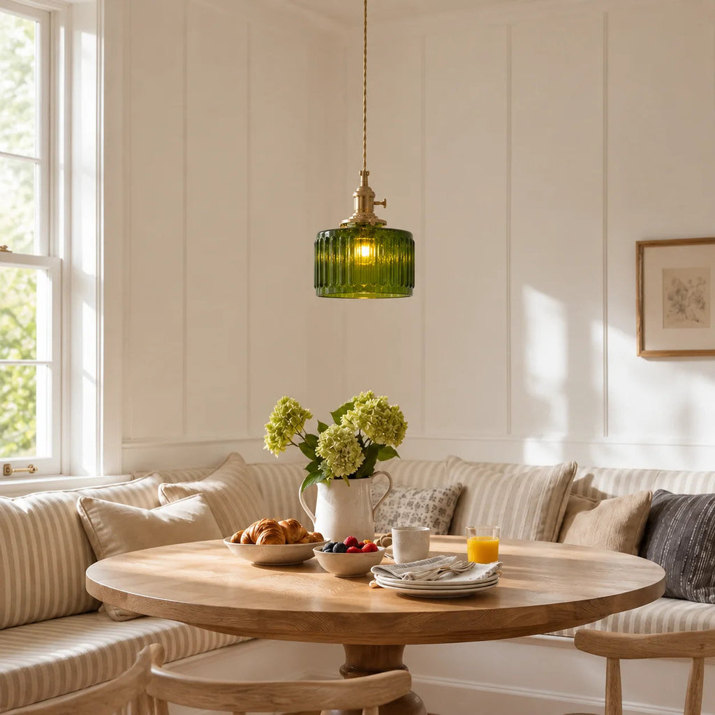 Vintage Hængelampe i Glas – Elegant og Tidløst Design 3