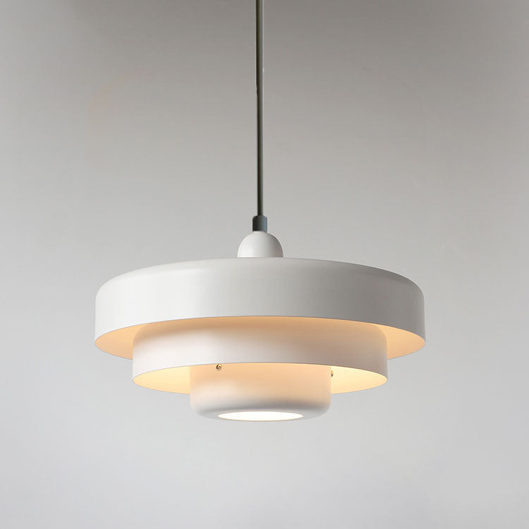 Vintage Pendel Lampe - Flerlags Design i Metal 19