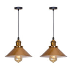 Vintage Pendel Lampe - Industrielt Design i Metal 5
