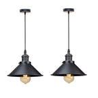 Vintage Pendel Lampe - Industrielt Design i Metal 6
