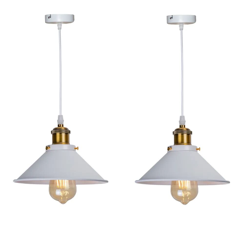 Vintage Pendel Lampe - Industrielt Design i Metal 8
