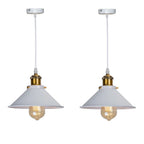 Vintage Pendel Lampe - Industrielt Design i Metal 8

