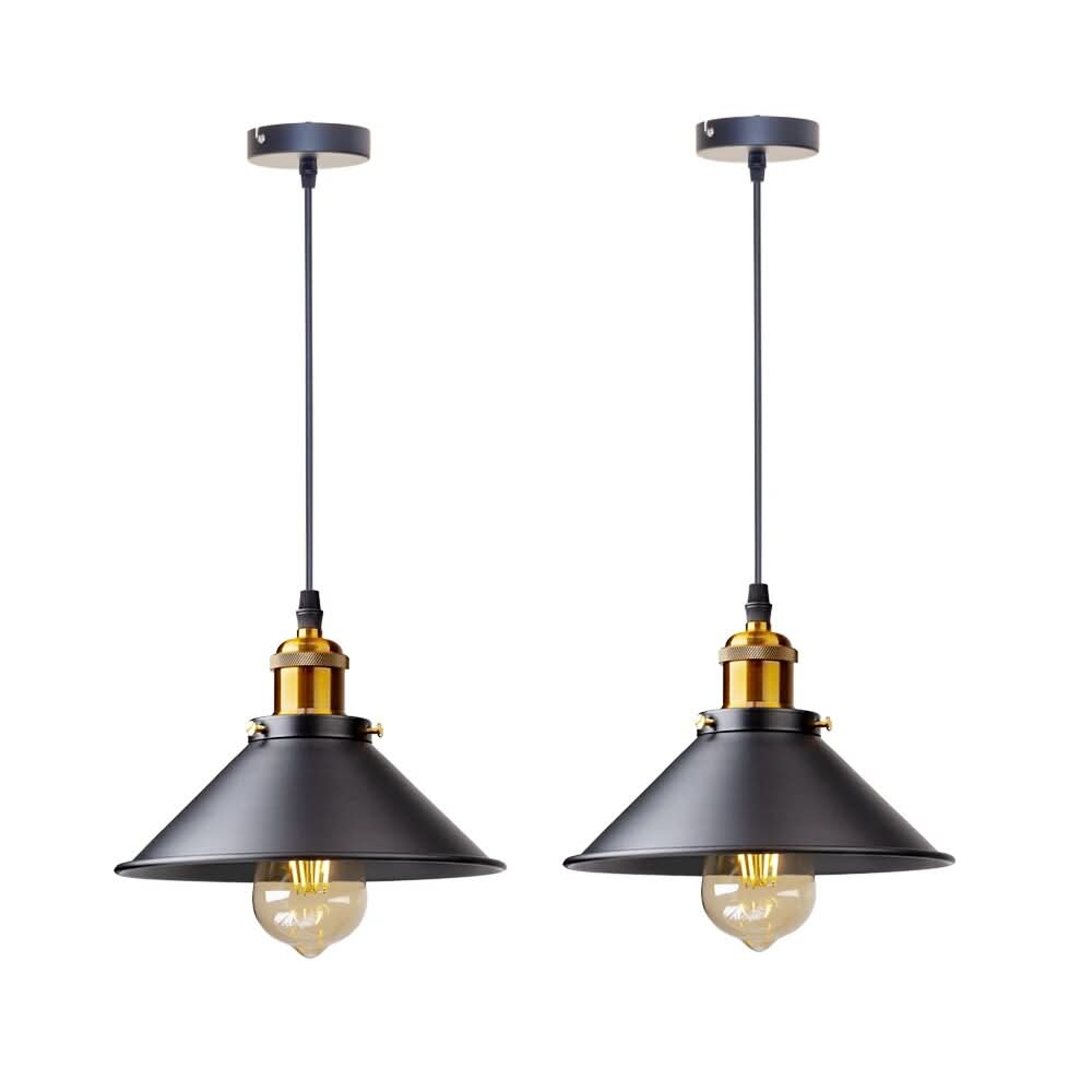 Vintage Pendel Lampe - Industrielt Design i Metal 9
